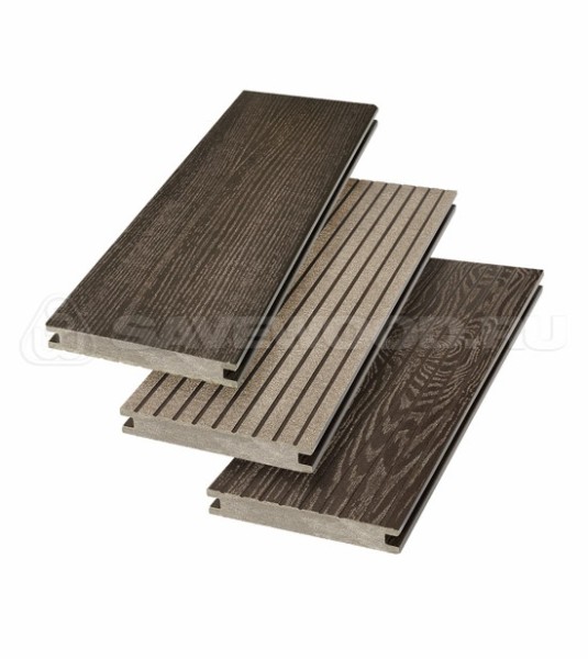 Террасная доска SW Fraxinus (R) полнотелая «SaveWood» Темно-коричневый купить в Чебоксарах