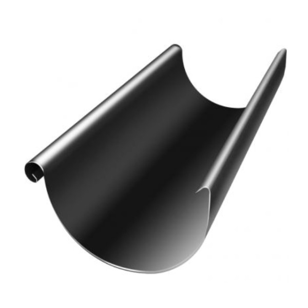 Водосток Grand Line 125x90 – Желоб 3м RAL 9005 купить в Чебоксарах