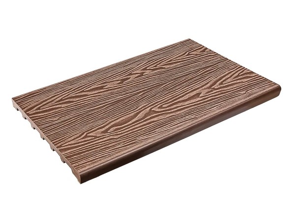Ступень полнотелая из ДПК Deckart Step 3D Махагон купить в Чебоксарах