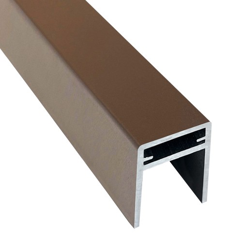 П-профиль Алюминиевый EasyDecking 35x25 Венге купить в Чебоксарах