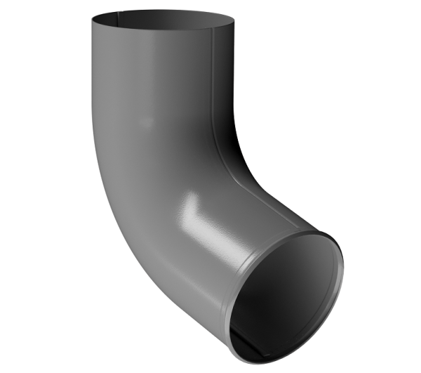 Отвод трубы D90 Döcke STAL PREMIUM Графит, (RAL 7024) купить в Чебоксарах
