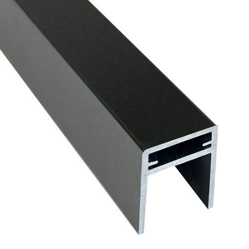 П-профиль Алюминиевый EasyDecking 35x25 Черное дерево купить в Чебоксарах
