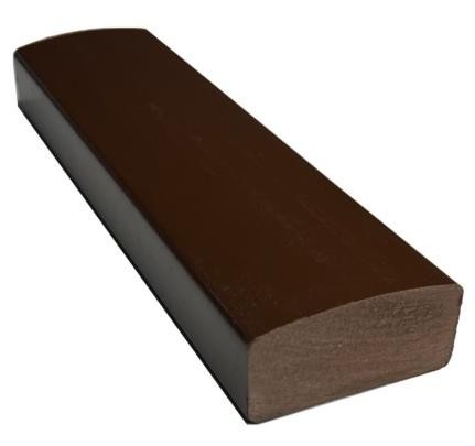 Лавочный брус Ecodecking Некст полнотелый глянцевый 70х35 шоколад купить в Чебоксарах