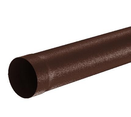 Водосток Aquasistem, Система 150/100 - Труба водосточная 1.00м RAL 8017 Коричневый matt купить в Чебоксарах