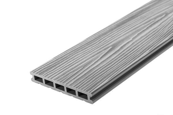 Террасная доска из ДПК RusDecking Unodeck Mogano - Серый купить в Чебоксарах