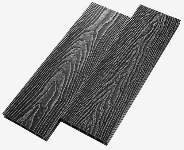 Террасная доска из ДПК RusDecking Unodeck Vintage - Графит купить в Чебоксарах