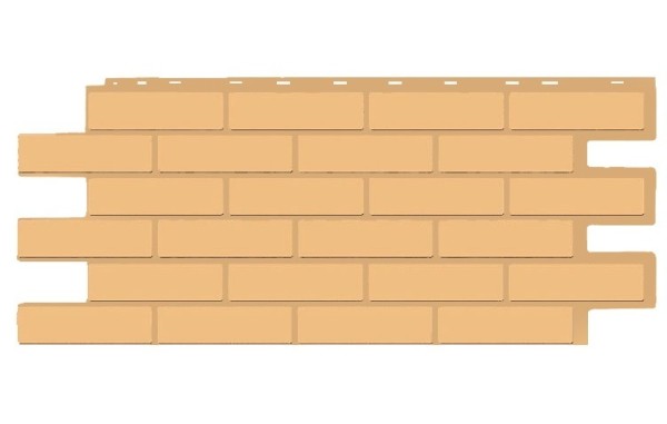 Фасадная панель T-Siding Кирпич Модерн Эко Крем купить в Чебоксарах
