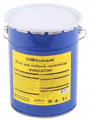 Клей для гибкой черепицы BITUMAST 5 л купить в Чебоксарах
