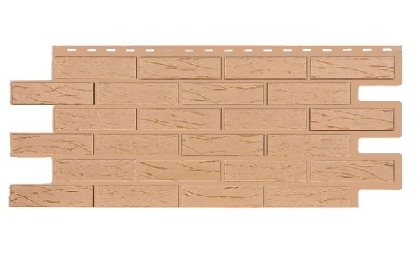 Фасадная панель T-Siding Кирпич Саман Эко Крем купить в Чебоксарах